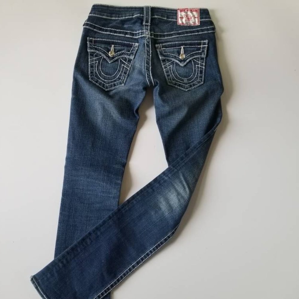 True Religion Disco Billy Big T Straight Jeans